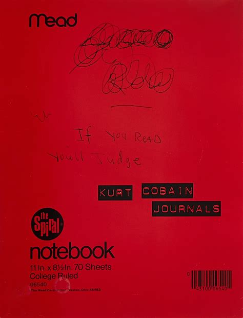kurt cobain notebook pdf